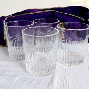 NEW Crown Royal Old Fashioned Glass Set (4-count) (Vaso de Licor)